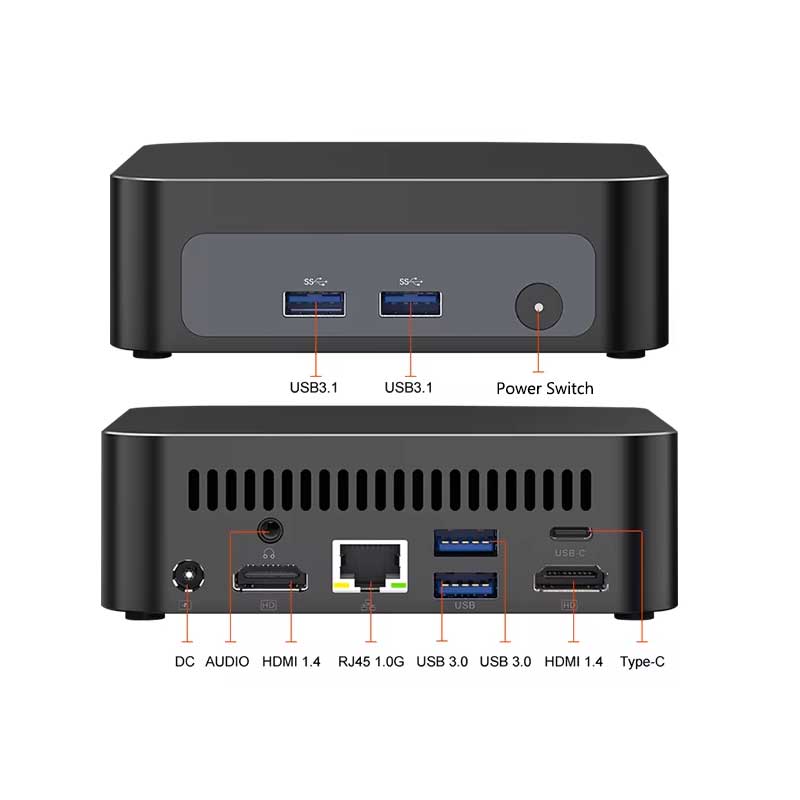 KINGDEL Mini Pc K15-3